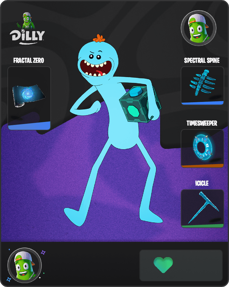 Mr. Meeseeks Fortnite combo