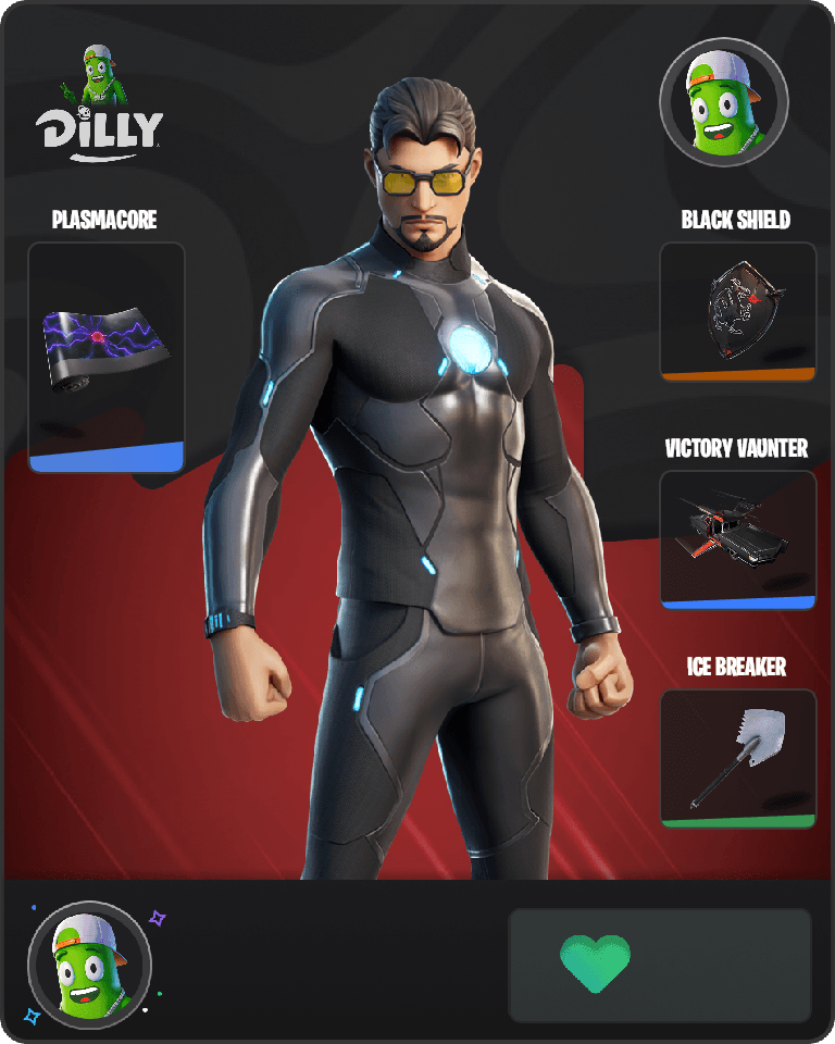 Tony Stark Fortnite combo