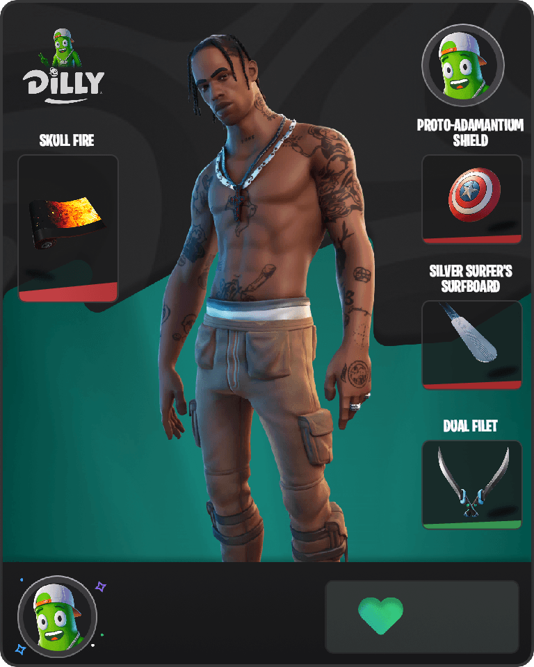 Travis Scott Fortnite combo