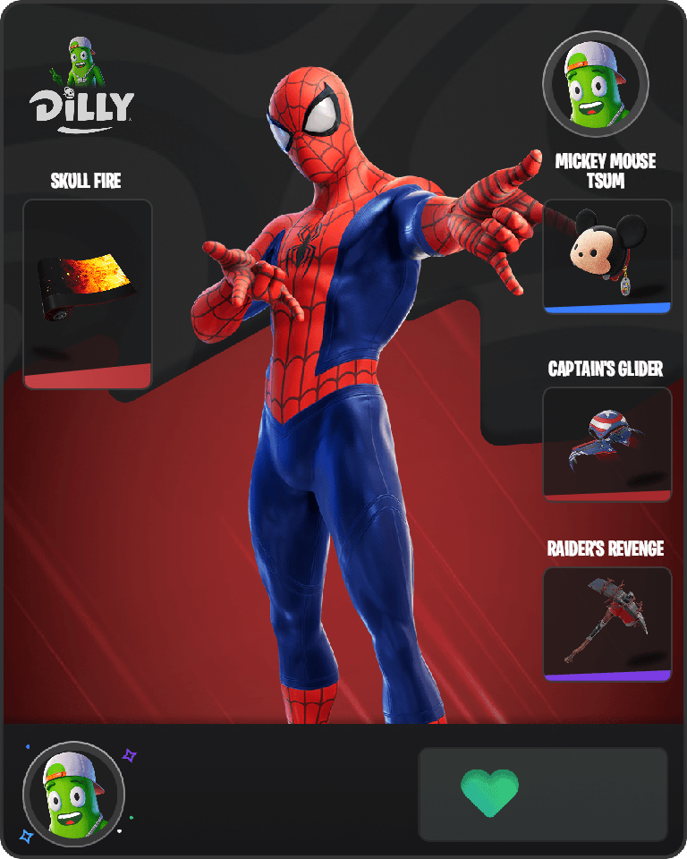 Spider-Man Fortnite combo
