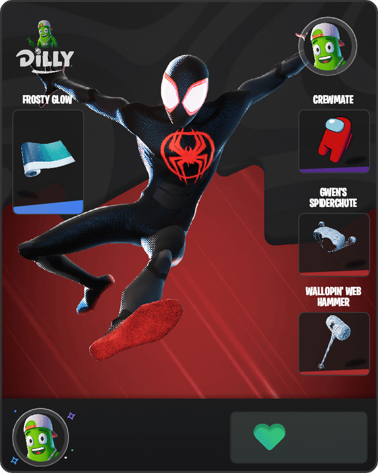 Spider-Man (Miles Morales) Fortnite combo