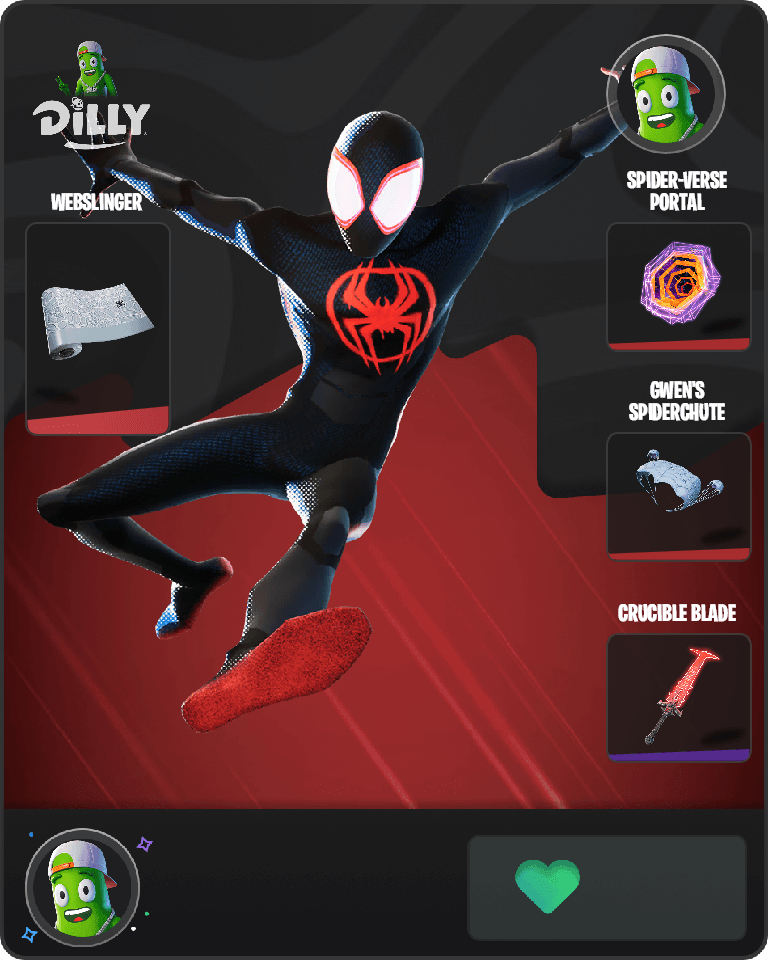 Spider-Man (Miles Morales) Fortnite combo