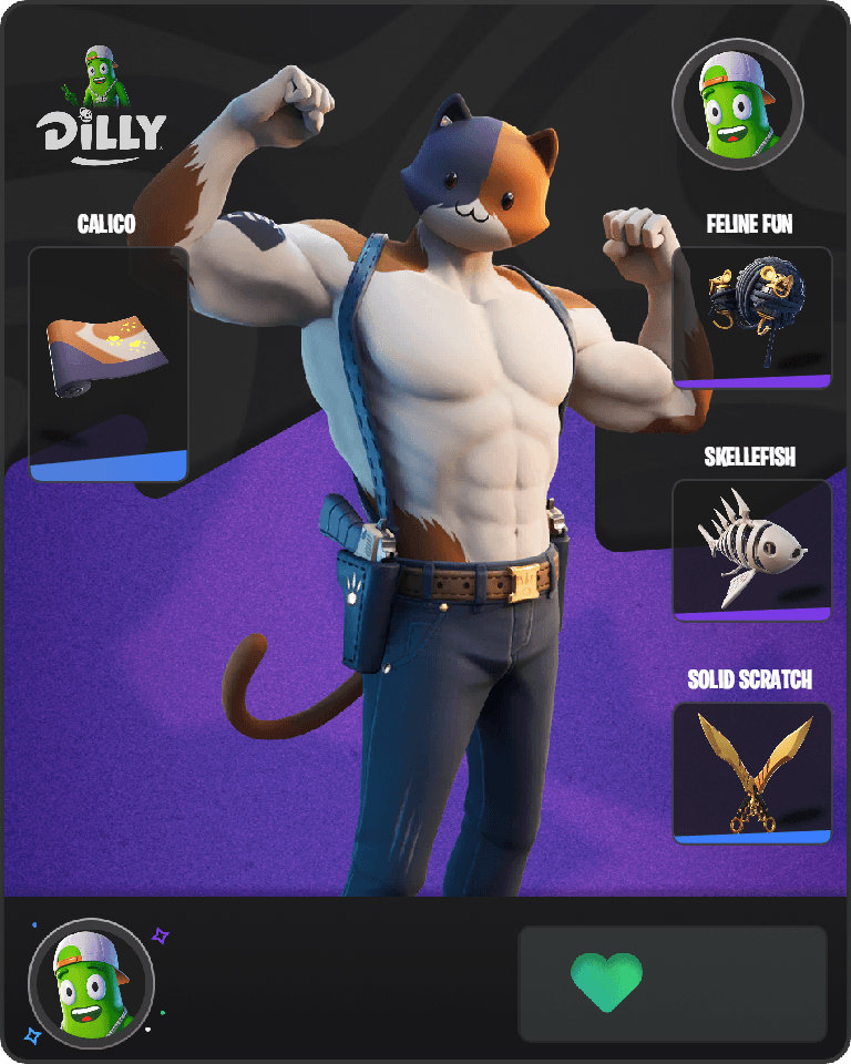 Meowscles Fortnite combo