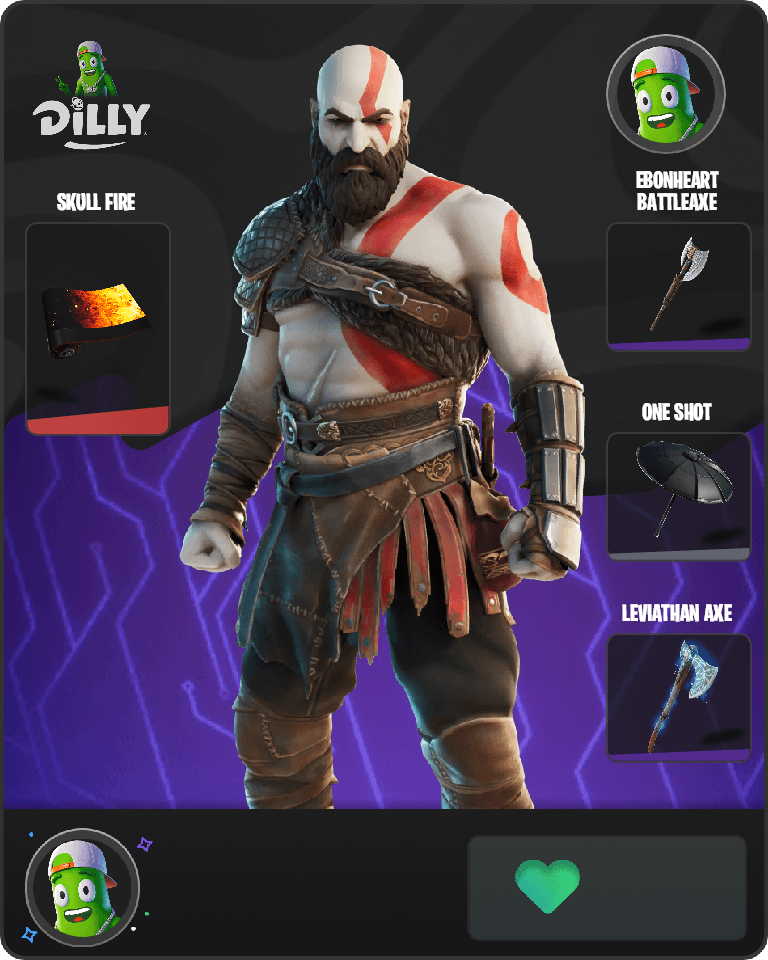 Kratos Fortnite combo