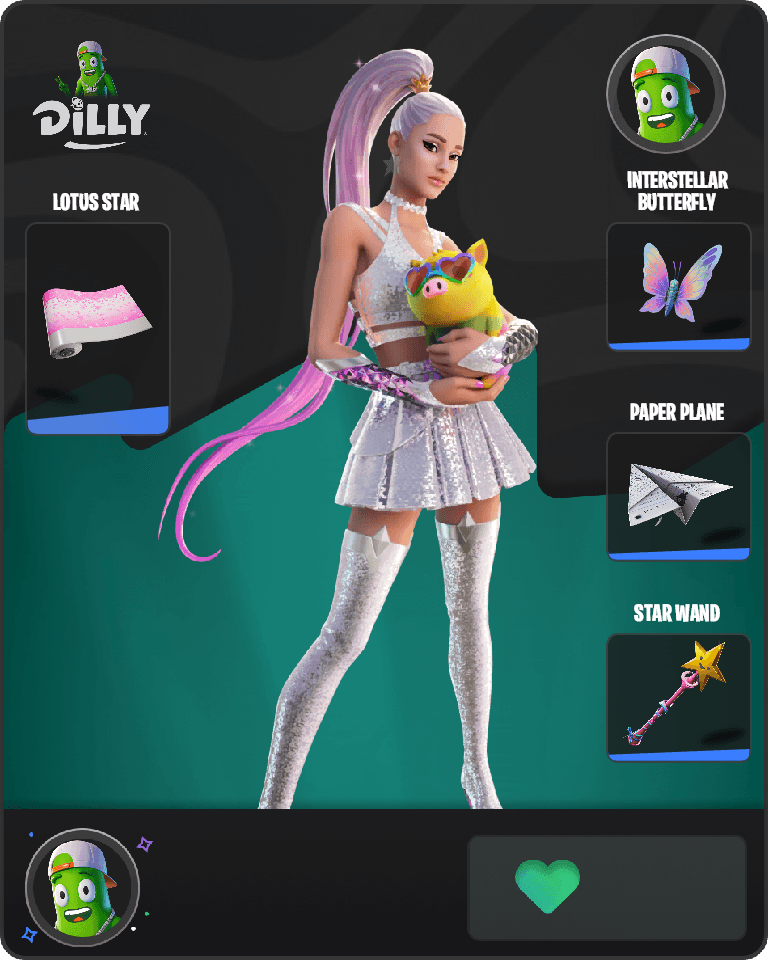 Ariana Grande Fortnite combo