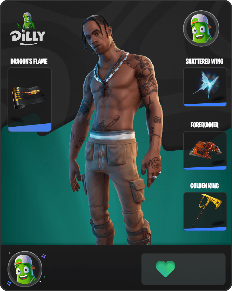 Travis Scott Fortnite combo