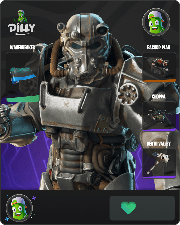 T-60 Power Armor Fortnite combo