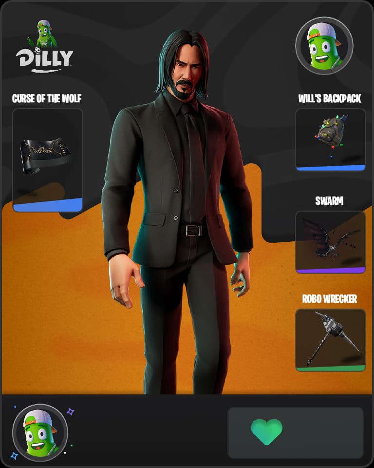 John Wick Fortnite skin combo