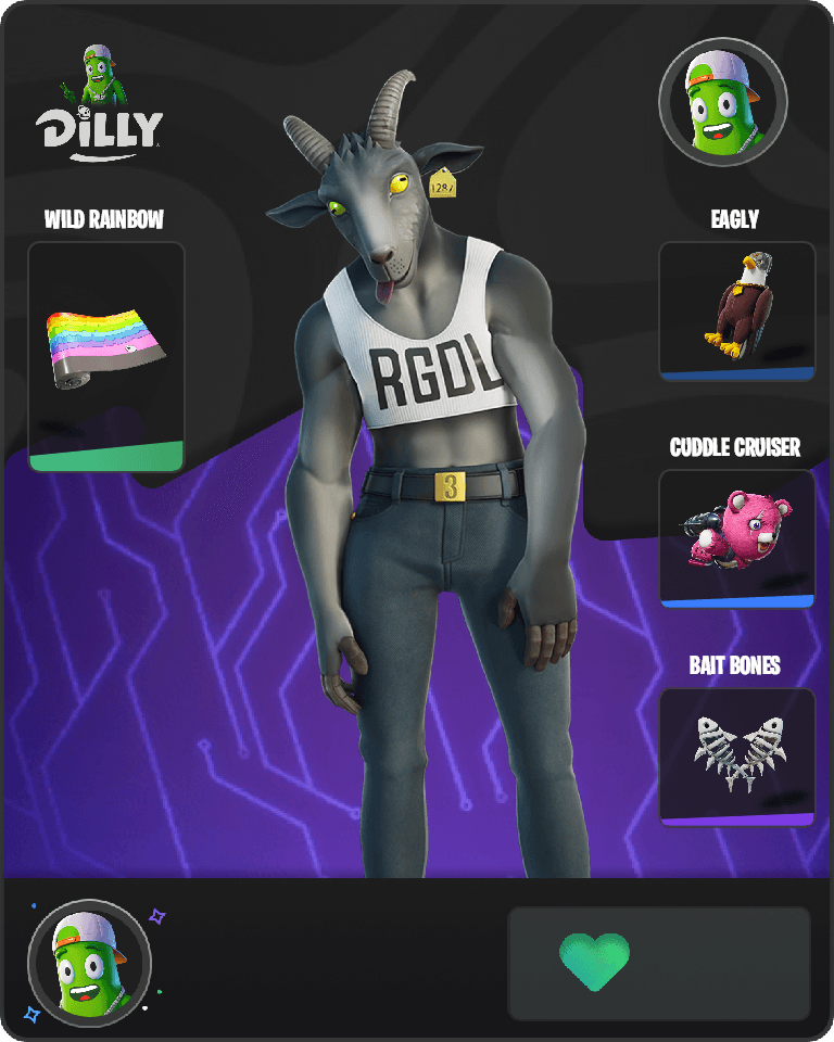 A Goat Fortnite combo