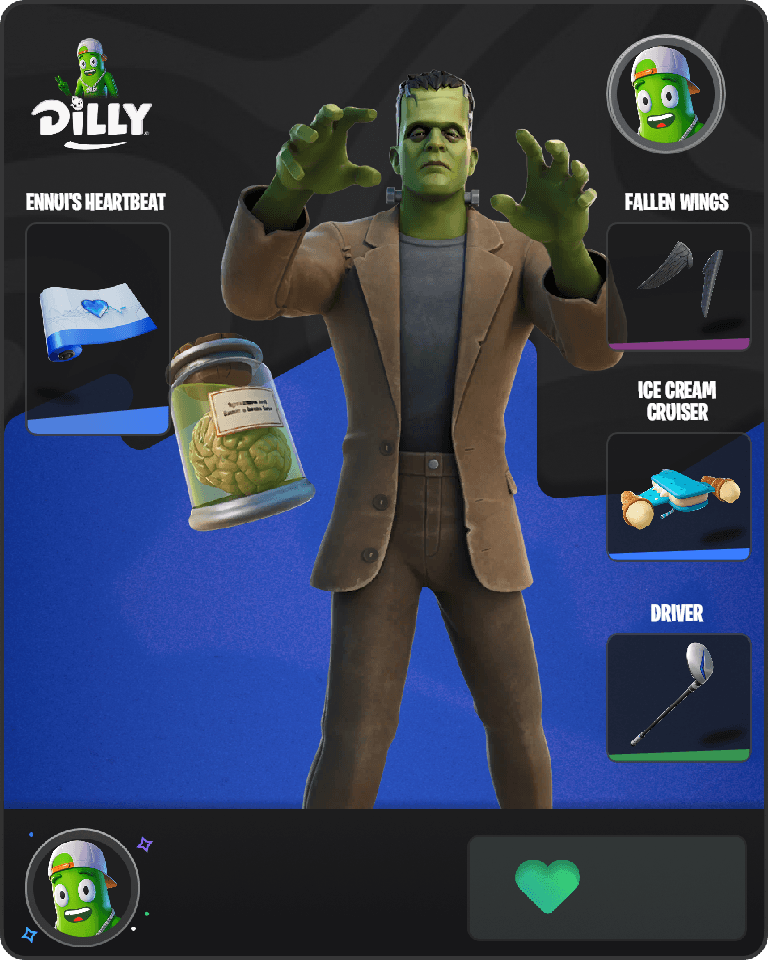 Frankenstein's Monster Fortnite combo