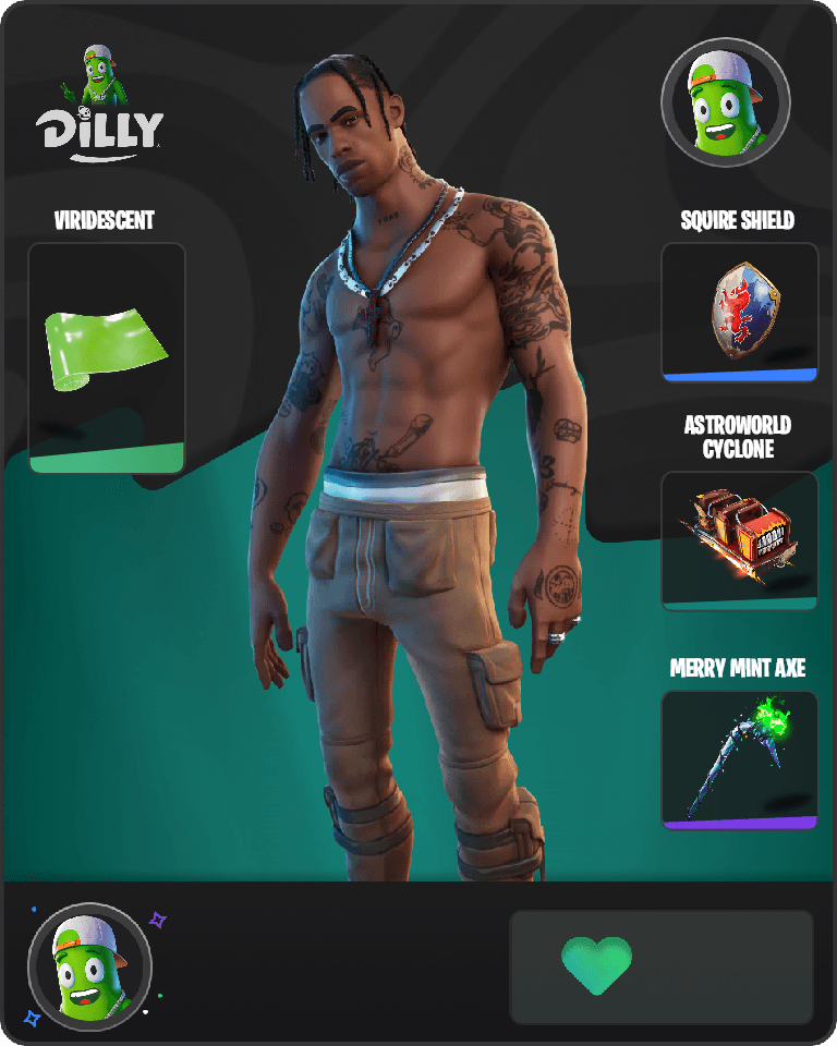Travis Scott Fortnite combo