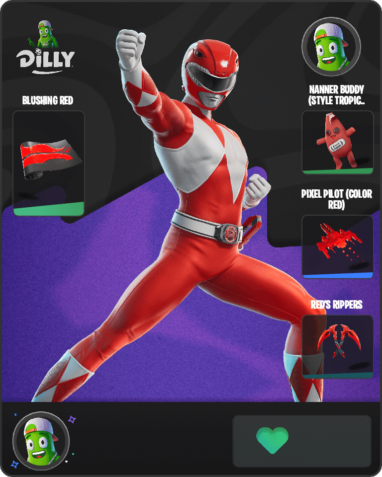 Red Ranger Fortnite combo