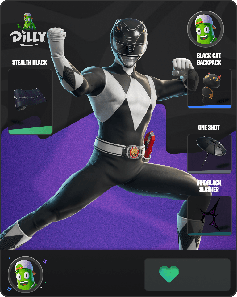 Black Ranger Fortnite combo