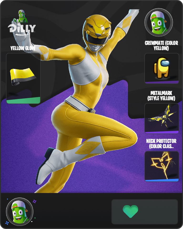 Yellow Ranger Fortnite combo
