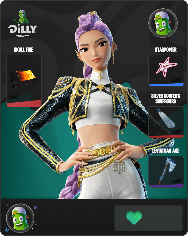 Golden Rumi Fortnite combo
