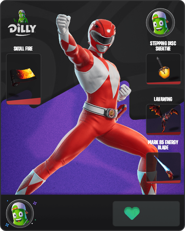 Red Ranger Fortnite combo