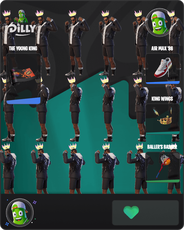 LeBron James Fortnite combo