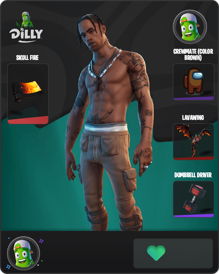 Travis Scott Fortnite combo