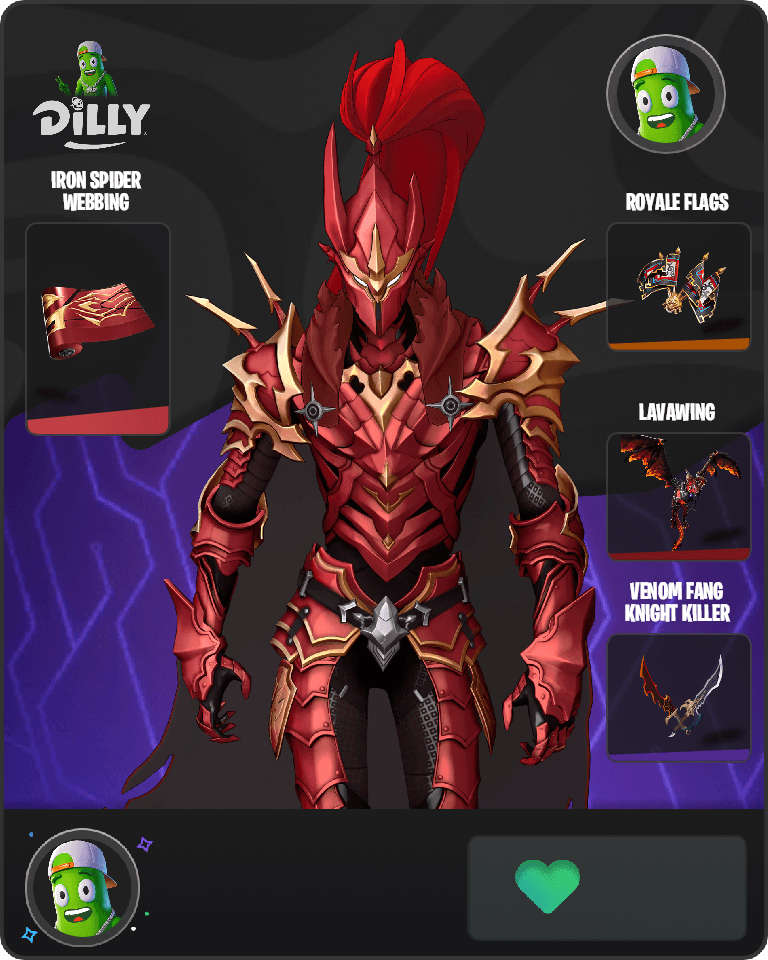 Blood-Red Commander Igris Fortnite combo