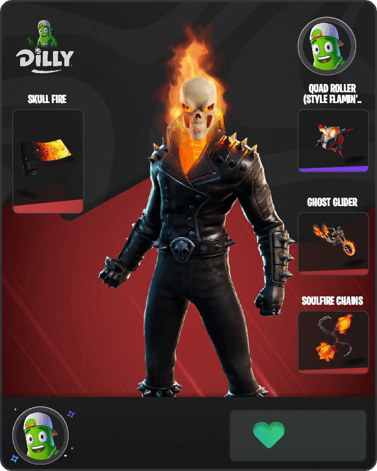 Ghost Rider Fortnite combo