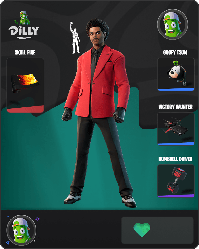 The Weeknd Fortnite combo