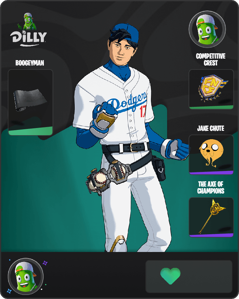 Shohei Ohtani Fortnite combo