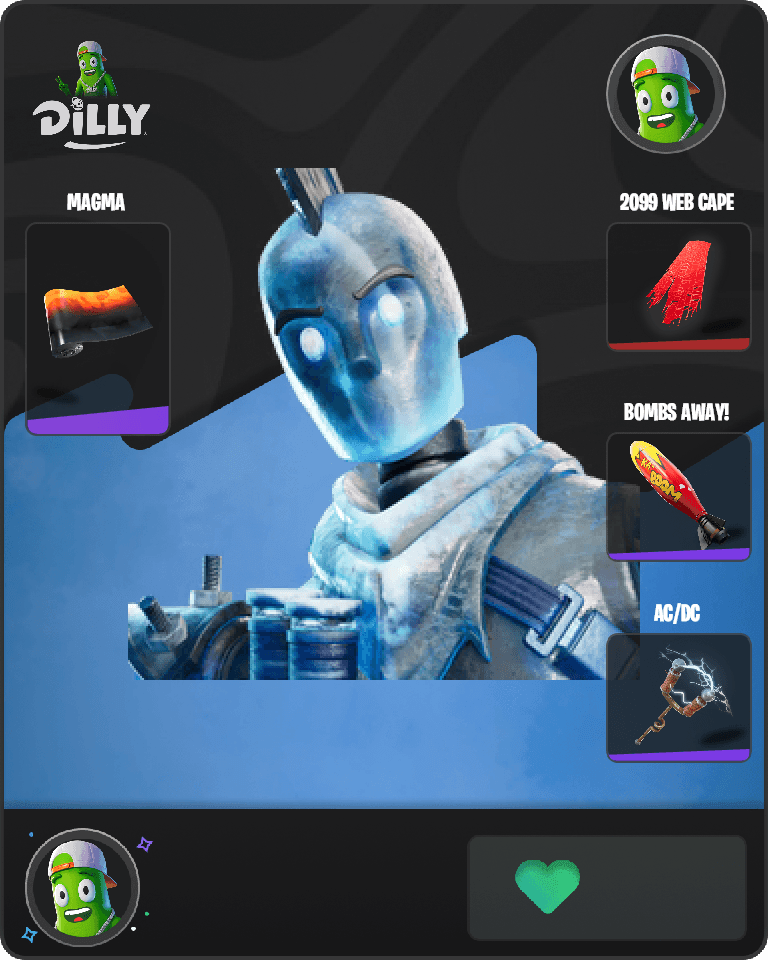 Glacial Dummy Fortnite combo