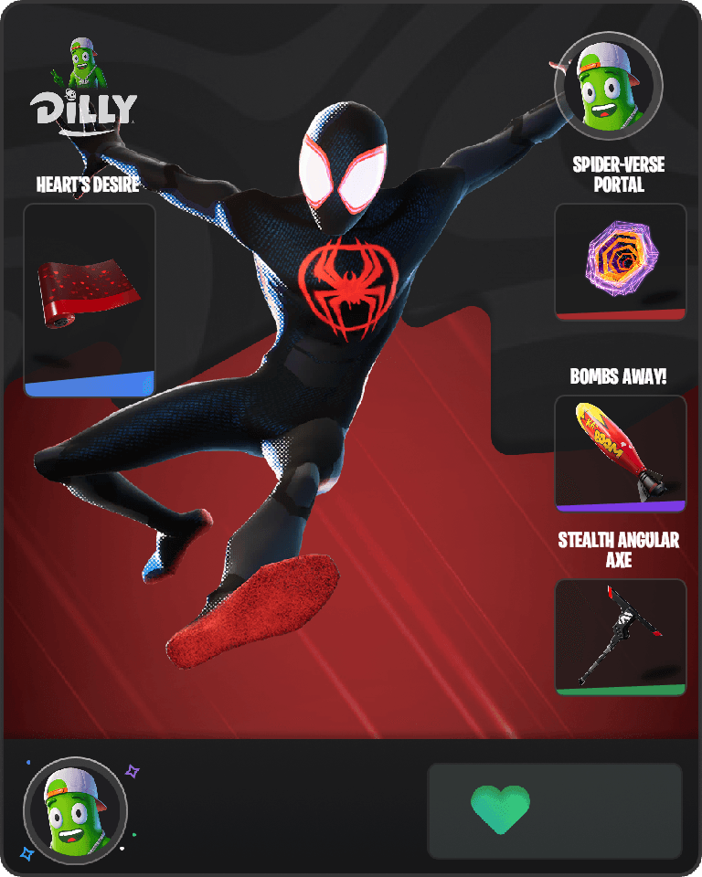 Spider-Man (Miles Morales) Fortnite combo
