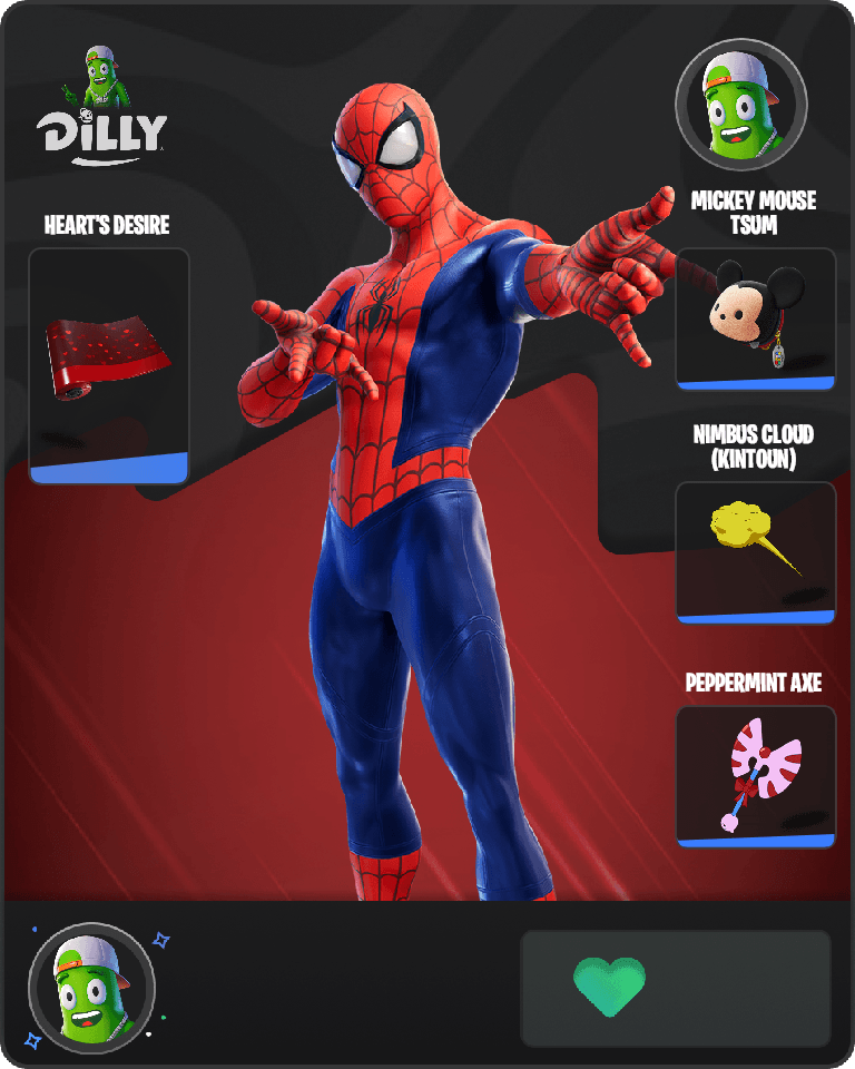 Spider-Man Fortnite combo
