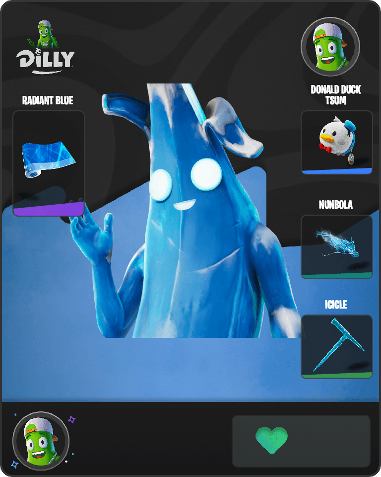 Polar Peely Fortnite combo