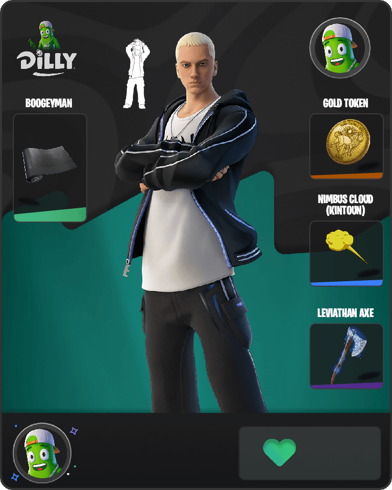 Slim Shady Fortnite combo