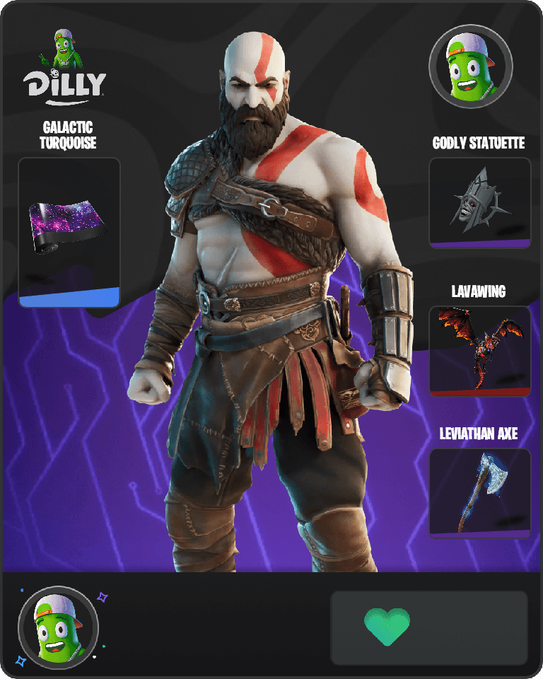 Kratos Fortnite combo