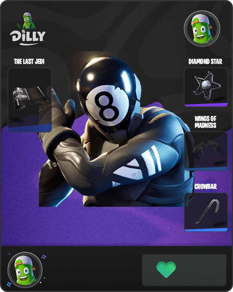 8-Ball vs Scratch Fortnite combo