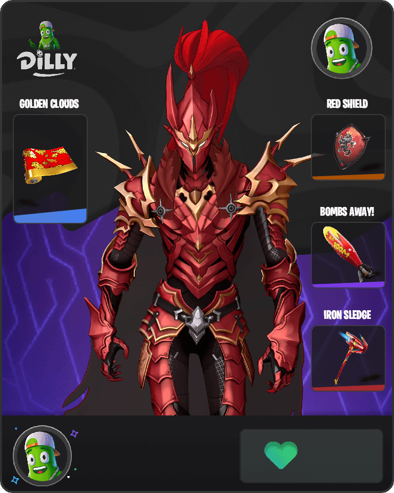 Blood-Red Commander Igris Fortnite combo