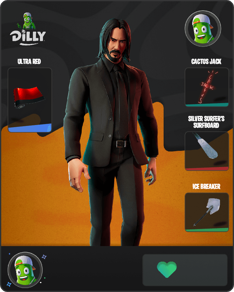 John Wick Fortnite combo