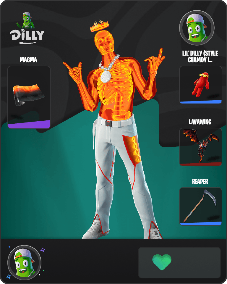Inferno Skeleton Balvin Fortnite combo