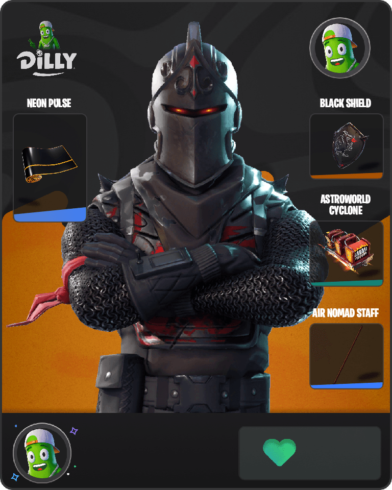 Black Knight Fortnite combo
