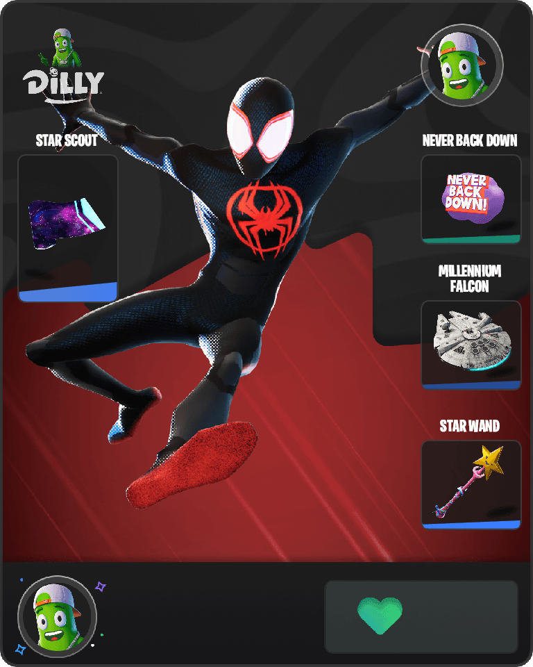 Spider-Man (Miles Morales) Fortnite combo