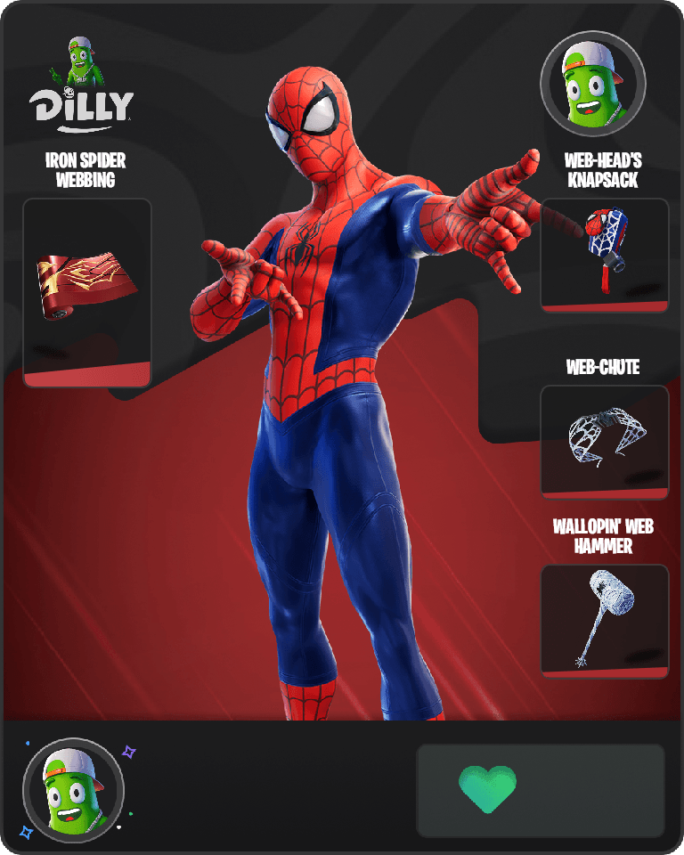 Spider-Man Fortnite combo