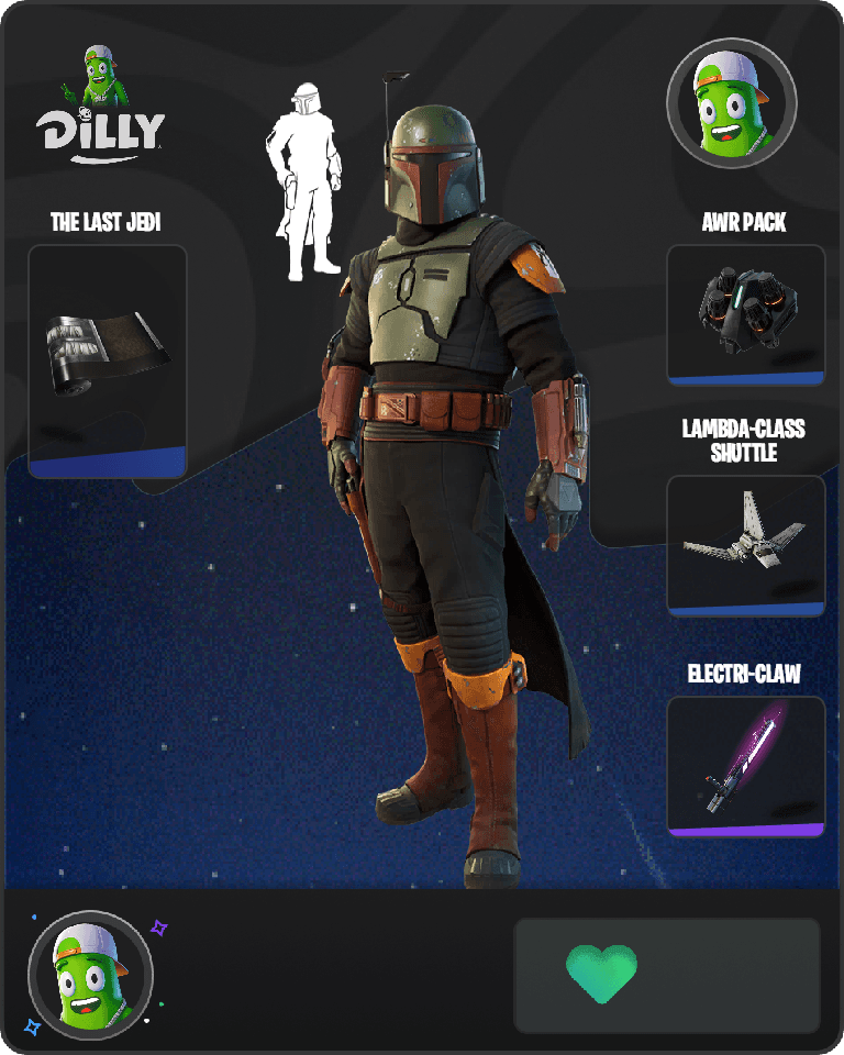 Boba Fett Fortnite combo