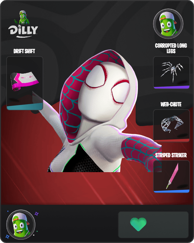 Spider-Gwen Fortnite combo