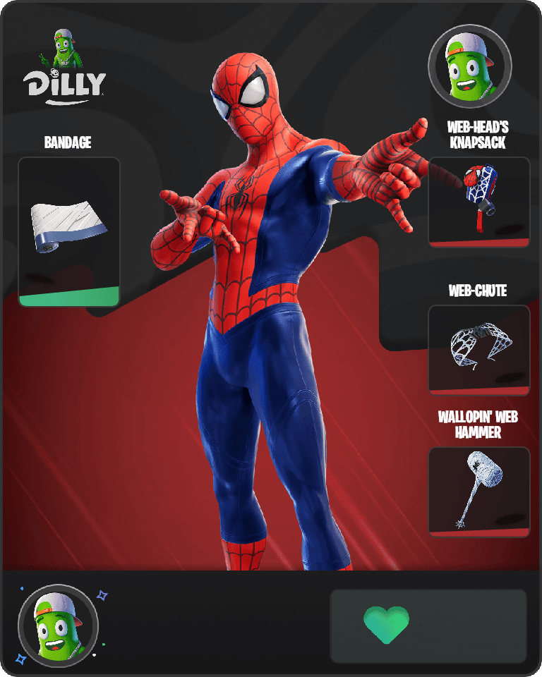 Spider-Man Fortnite combo