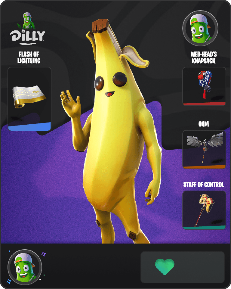 Peely Fortnite combo