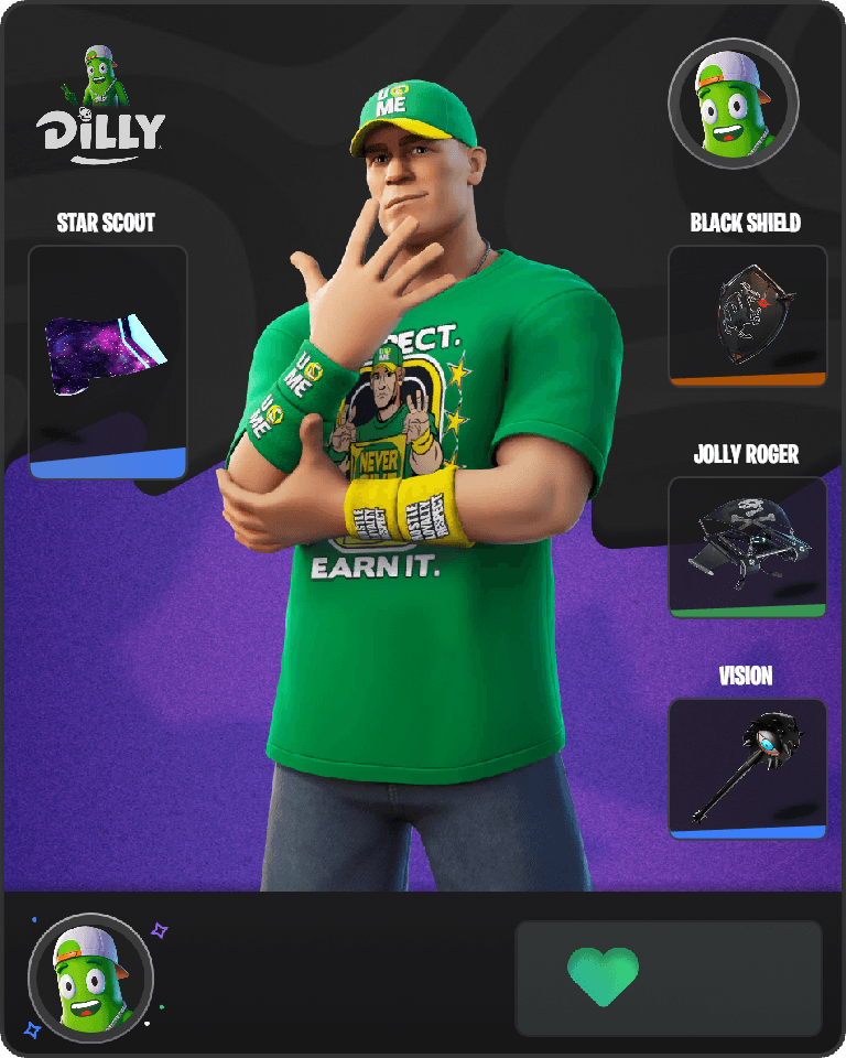 John Cena Fortnite combo