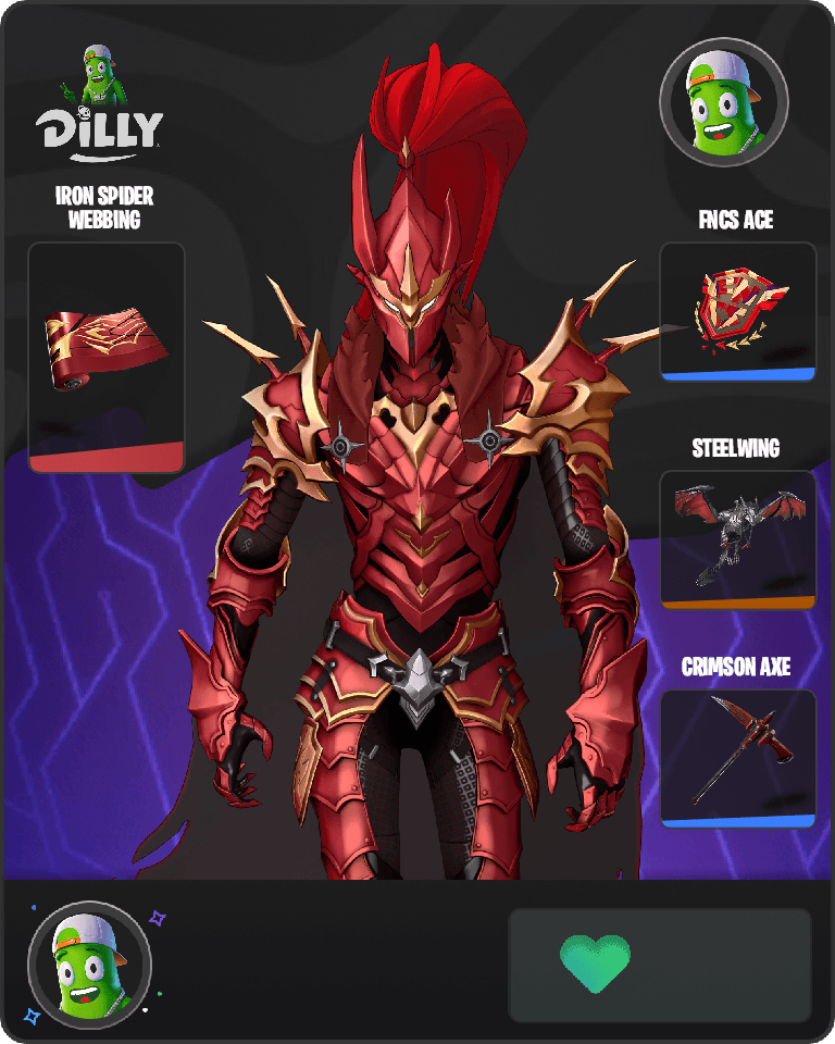 Blood-Red Commander Igris Fortnite combo