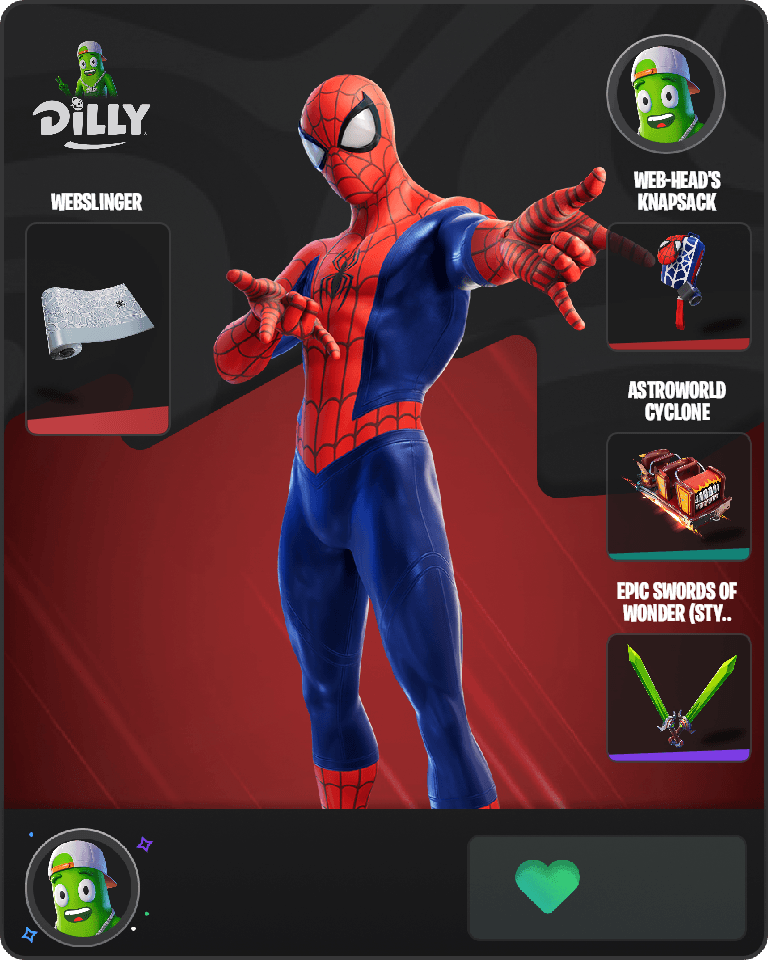Spider-Man Fortnite combo