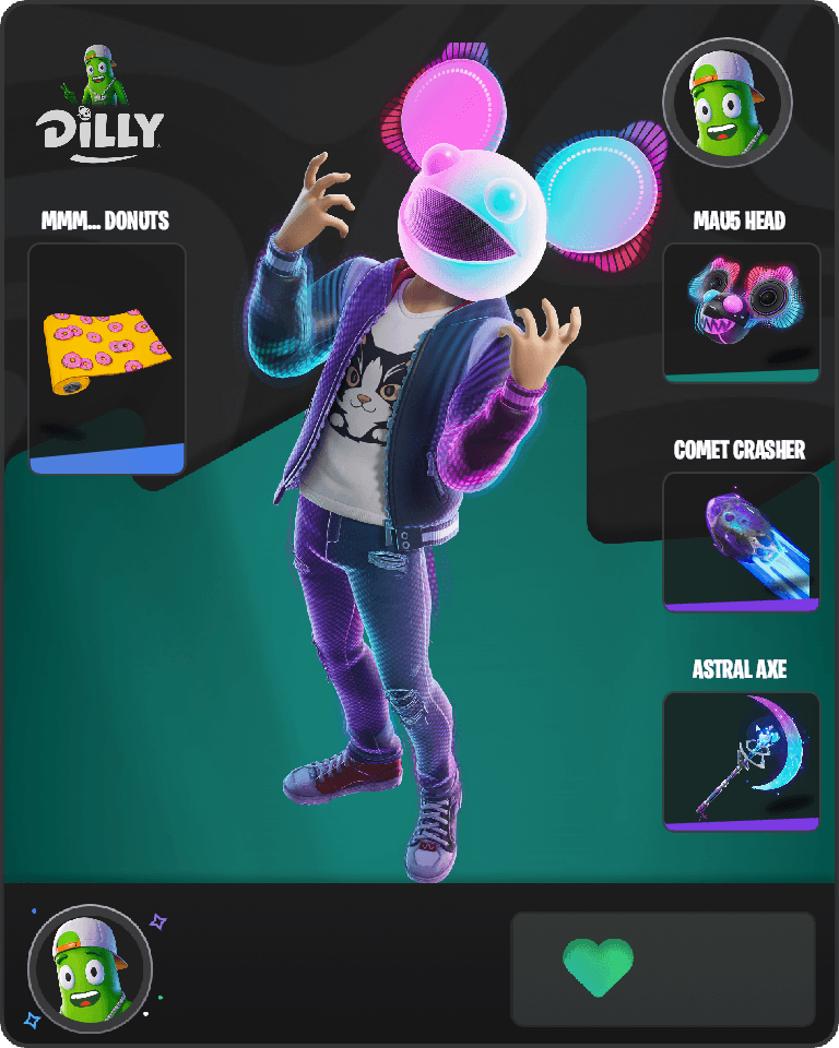 deadmau5 Fortnite combo