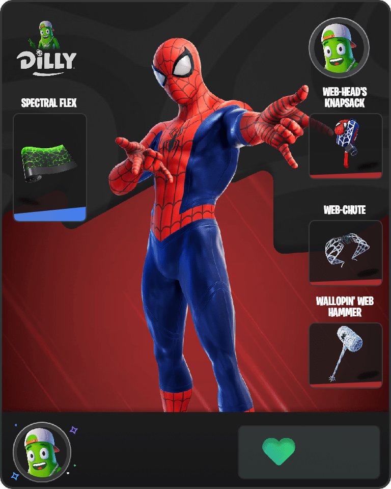 Spider-Man Fortnite combo