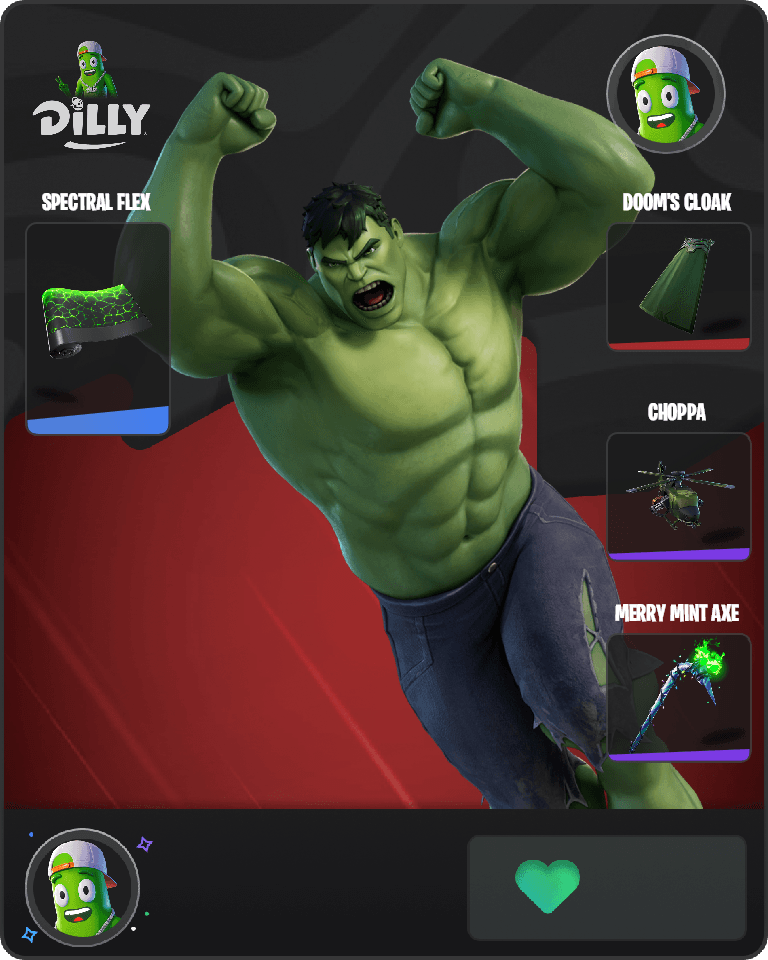 Hulk Fortnite combo