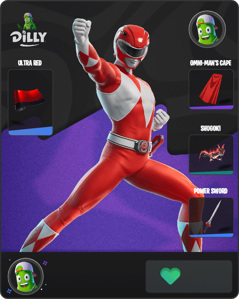 Red Ranger Fortnite combo